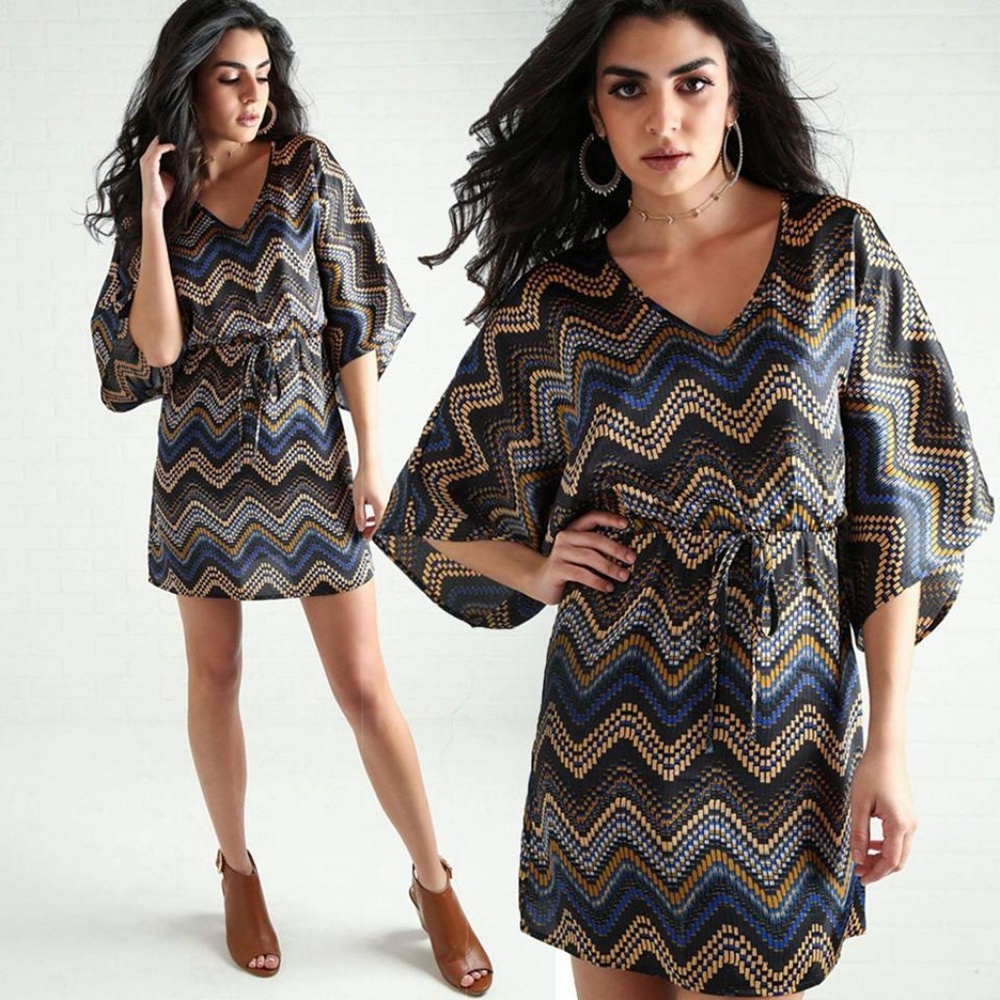 KIMONO DRESS|SLEEVE DRESS Size M - Picture 3 of 8